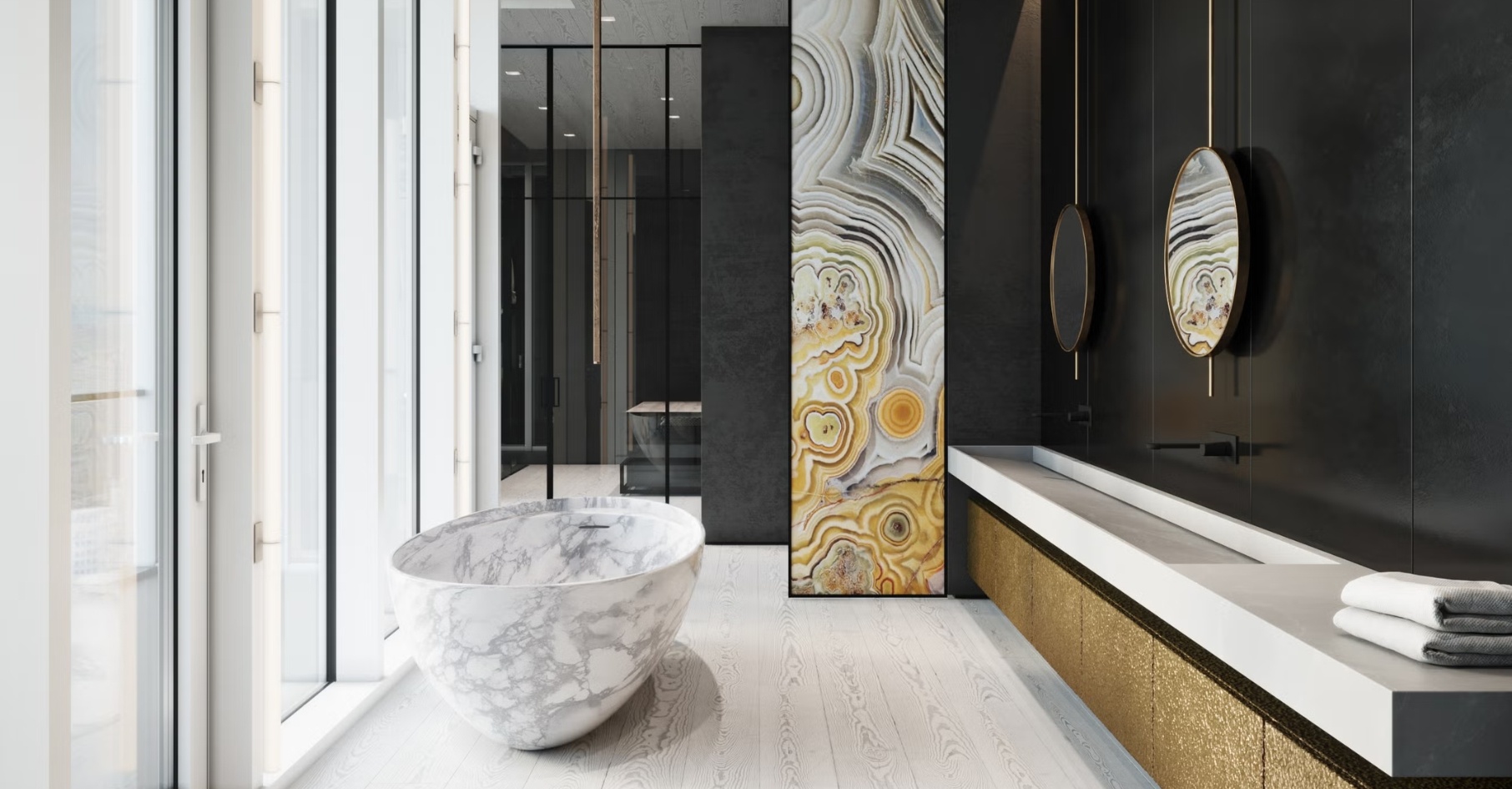 thiết kế phòng tắm hiện đại