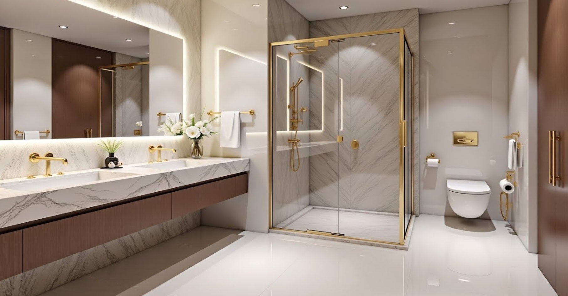 thiết kế phòng tắm hiện đại