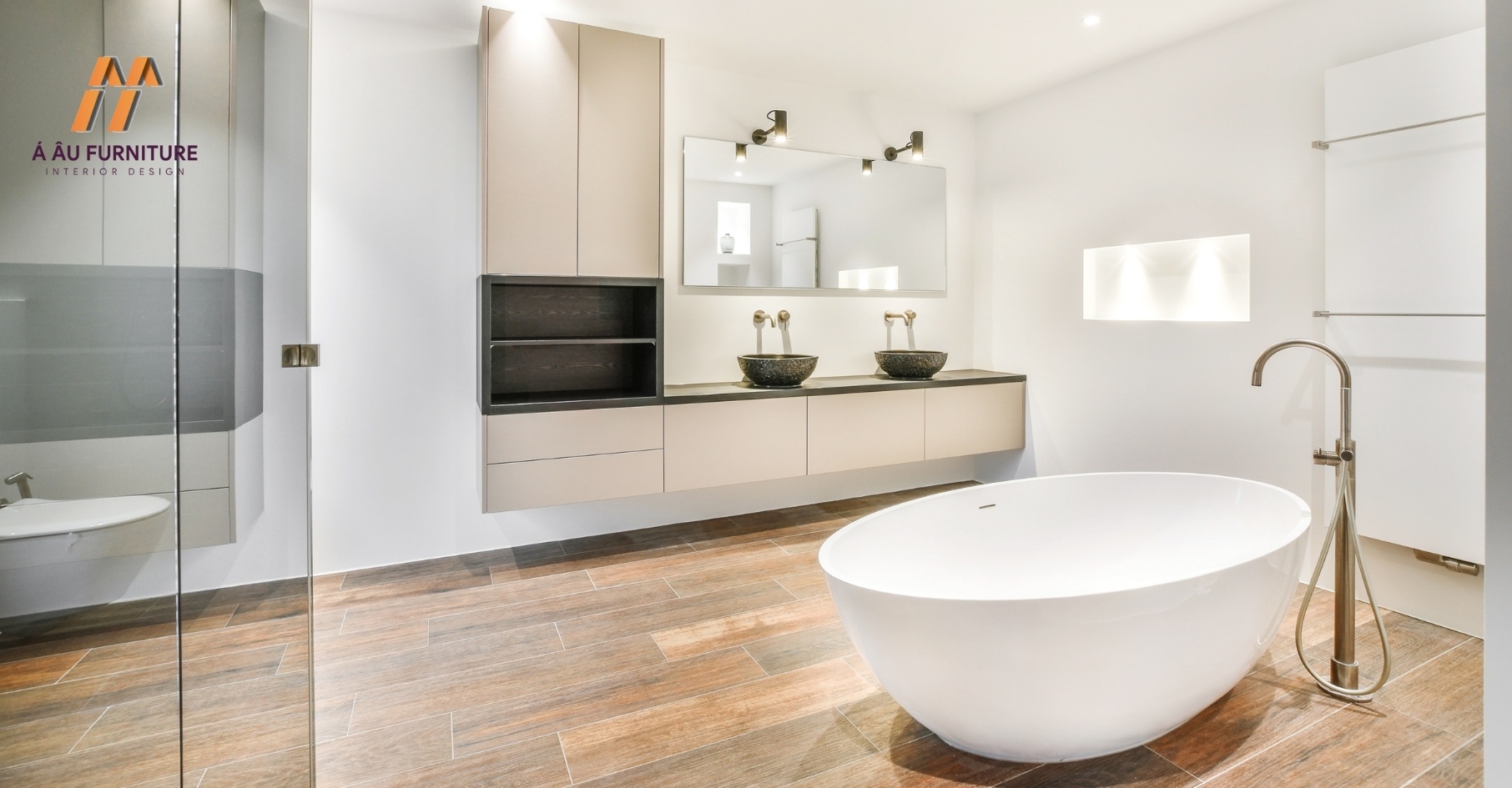 thiết kế phòng tắm hiện đại