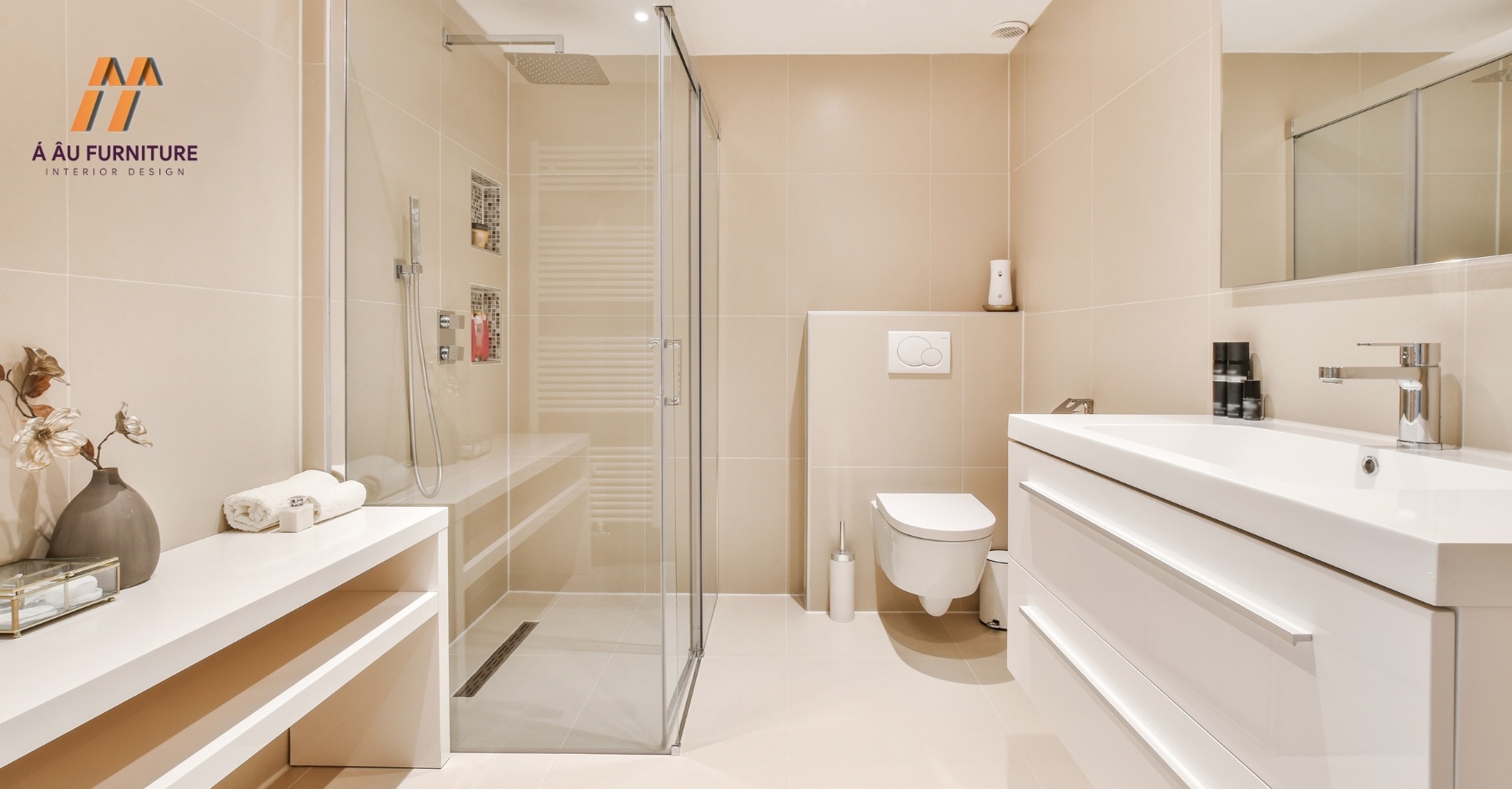 thiết kế phòng tắm hiện đại