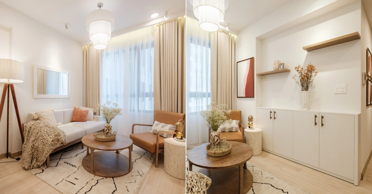 thiết kế nội thất chung cư 2 phòng ngủ