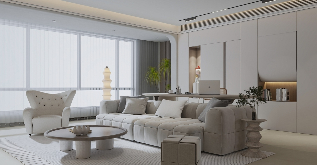 thiết kế nội thất chung cư 2 phòng ngủ