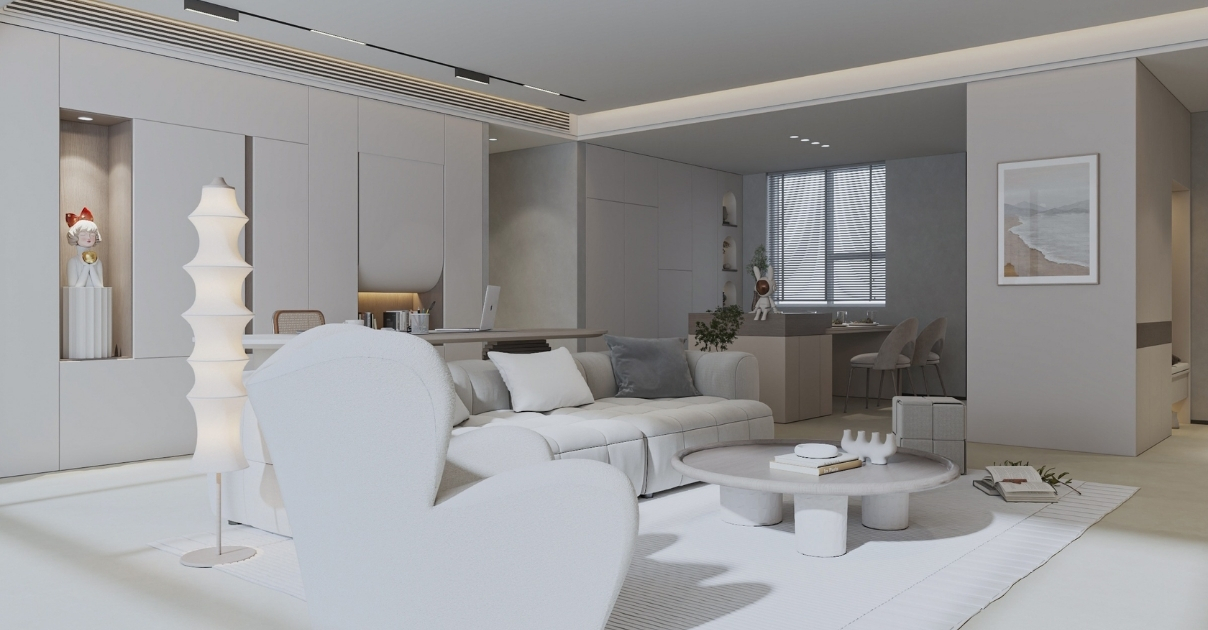 thiết kế nội thất chung cư 2 phòng ngủ