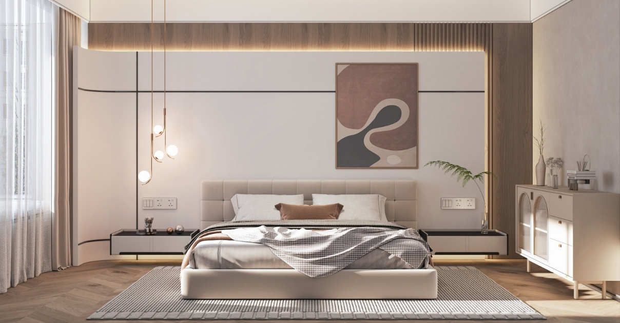 thiết kế nội thất chung cư 2 phòng ngủ