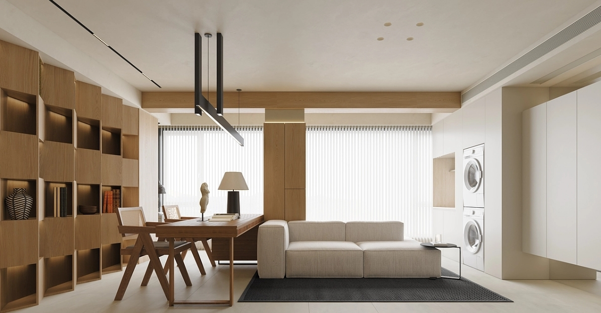 thiết kế nội thất chung cư 2 phòng ngủ