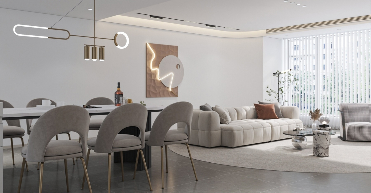 thiết kế nội thất chung cư 2 phòng ngủ