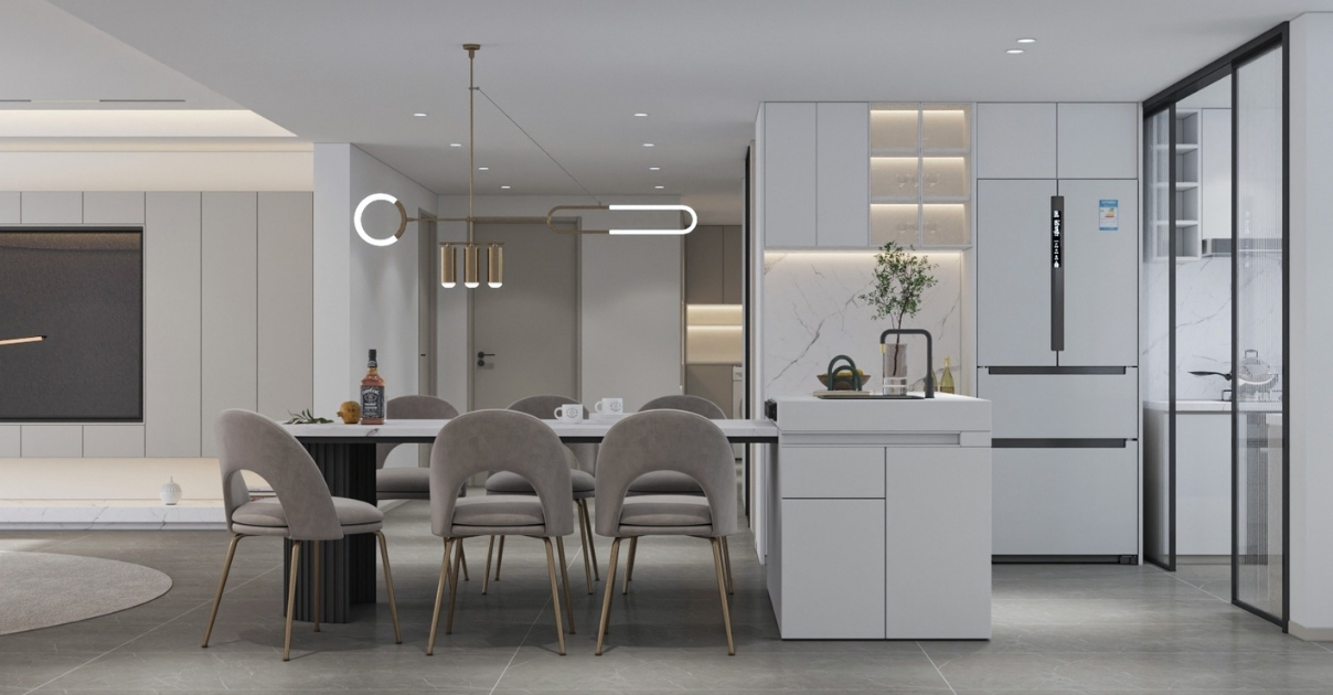 thiết kế nội thất chung cư 2 phòng ngủ