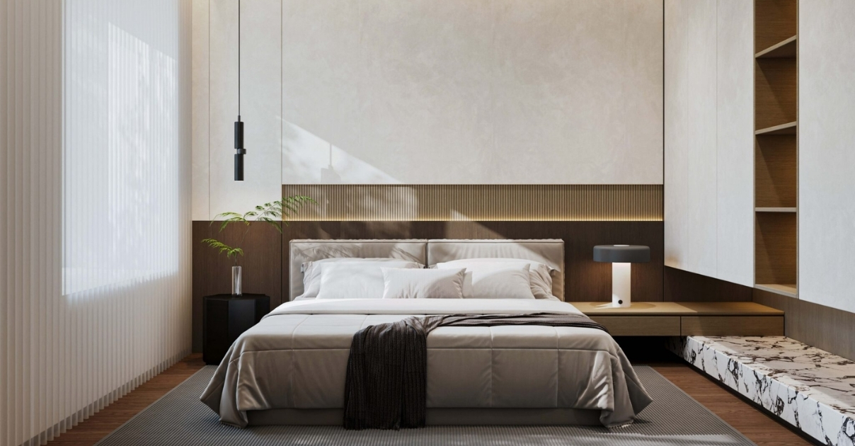 thiết kế nội thất chung cư 2 phòng ngủ
