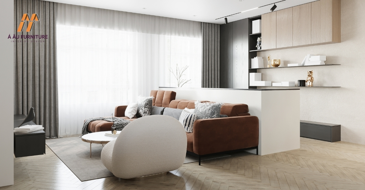 thiết kế nội thất chung cư 2 phòng ngủ