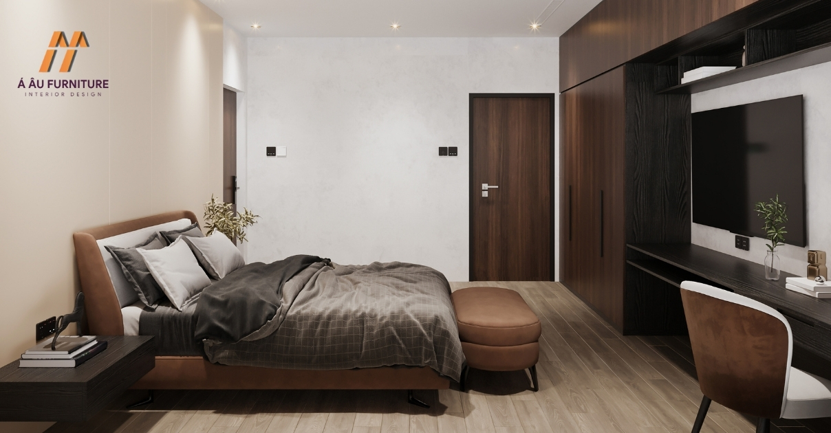 thiết kế nội thất chung cư 2 phòng ngủ