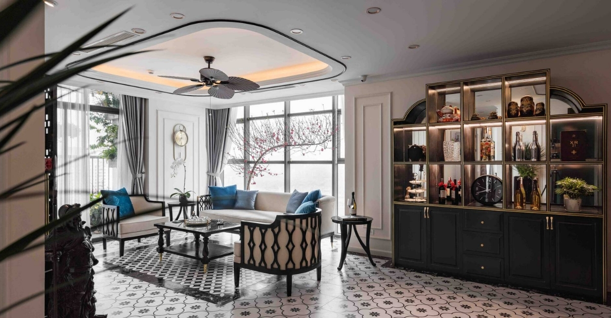 thiết kế nội thất chung cư 2 phòng ngủ