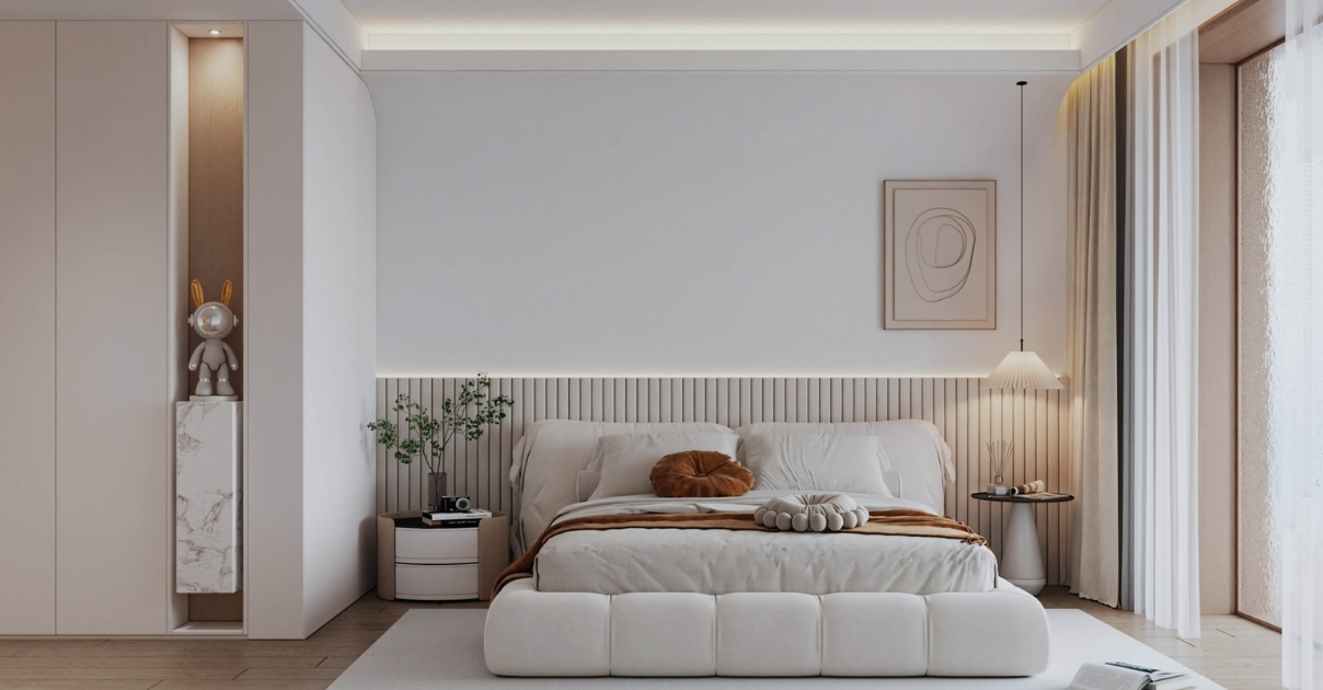 thiết kế nội thất chung cư 2 phòng ngủ