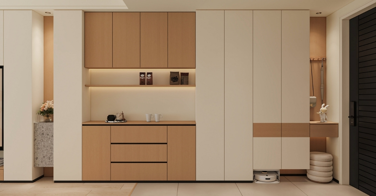 thiết kế nội thất chung cư 2 phòng ngủ