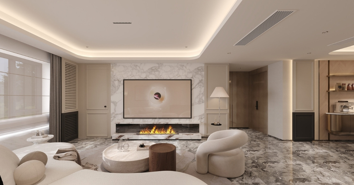 thiết kế nội thất chung cư 2 phòng ngủ