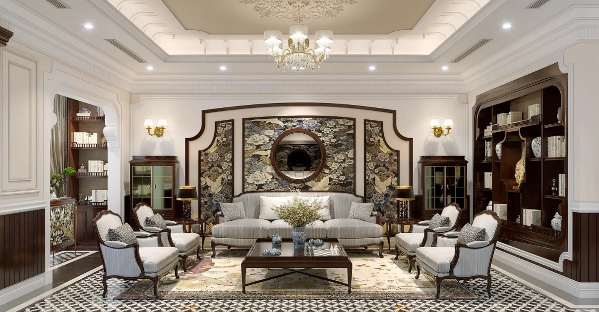 thiết kế nội thất phòng khách chung cư