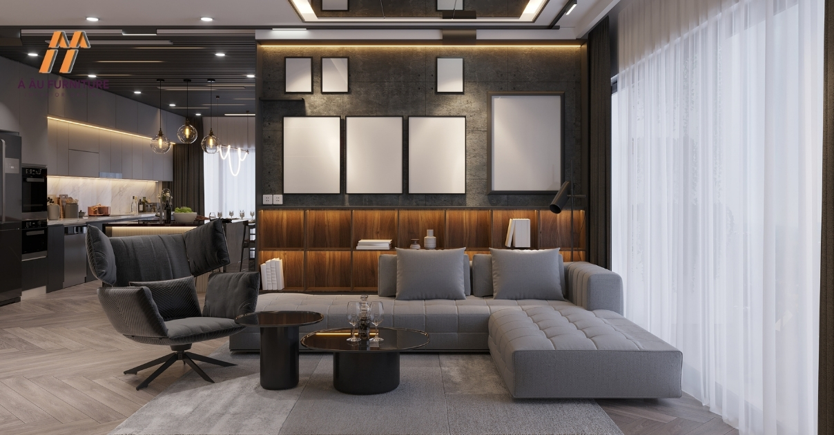 thiết kế nội thất phòng khách chung cư