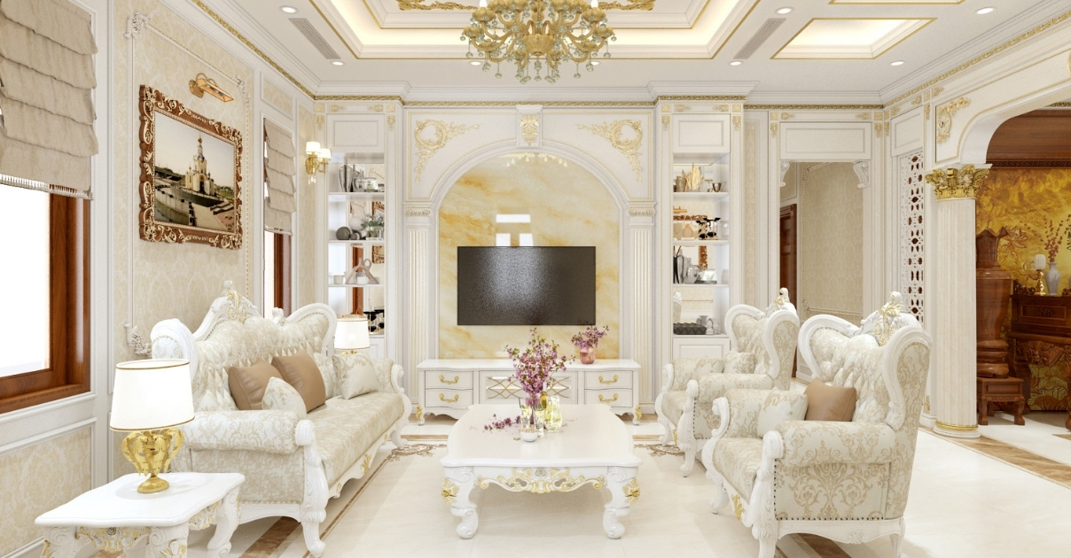 thiết kế nội thất phòng khách chung cư