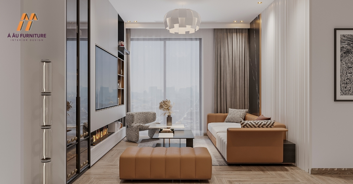 thiết kế nội thất phòng khách chung cư