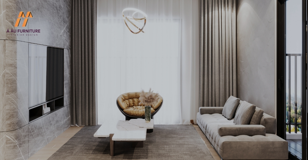 thiết kế nội thất phòng khách chung cư
