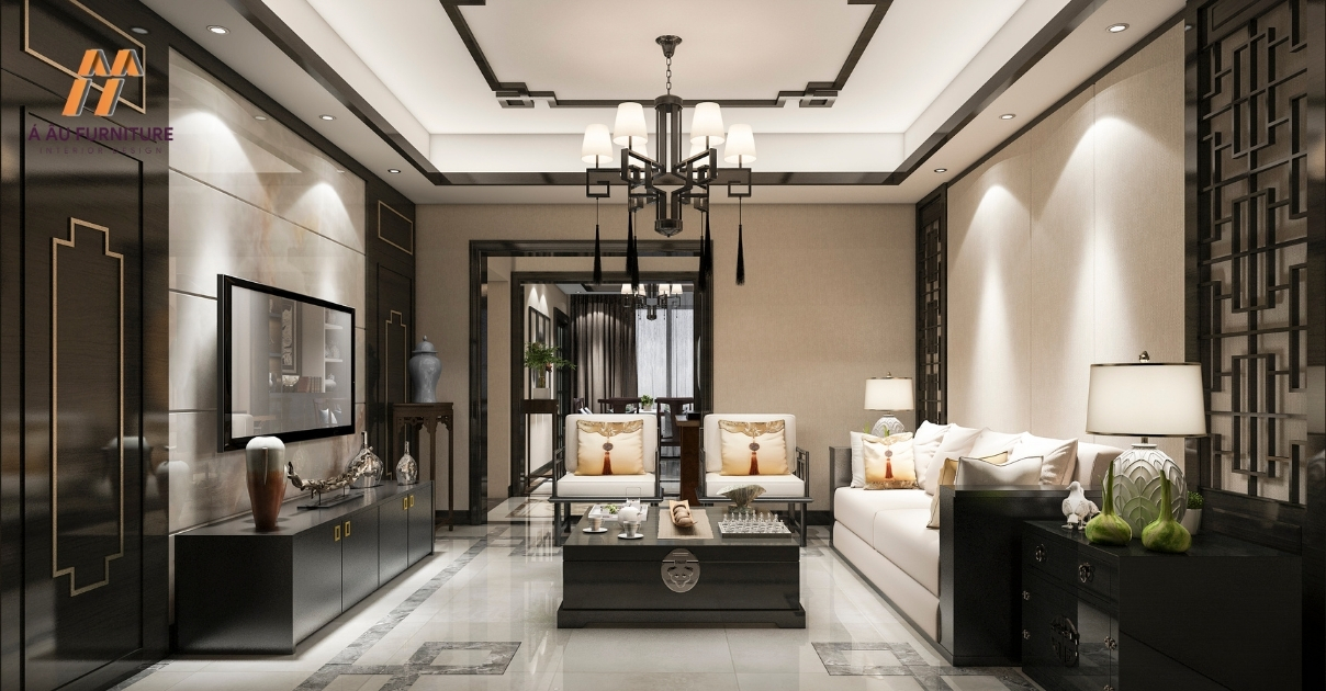 thiết kế nội thất phòng khách chung cư