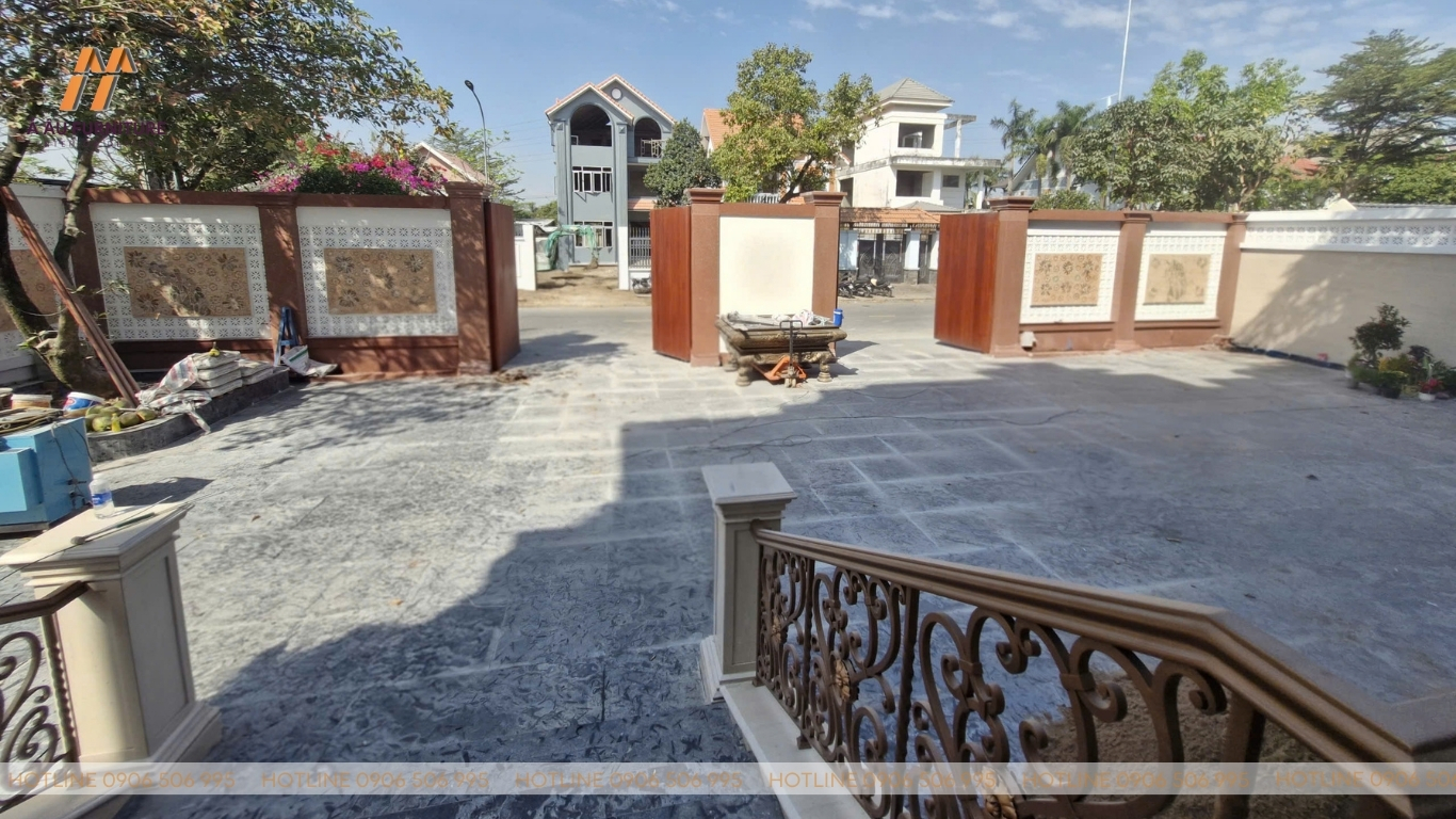 Dự án thi công biệt thự song lập tại Khu biệt thự Phú Hữu