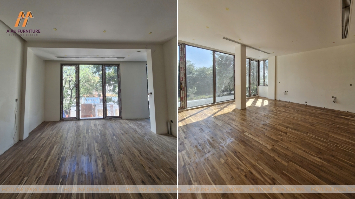 Dự án thi công biệt thự song lập tại Khu biệt thự Phú Hữu