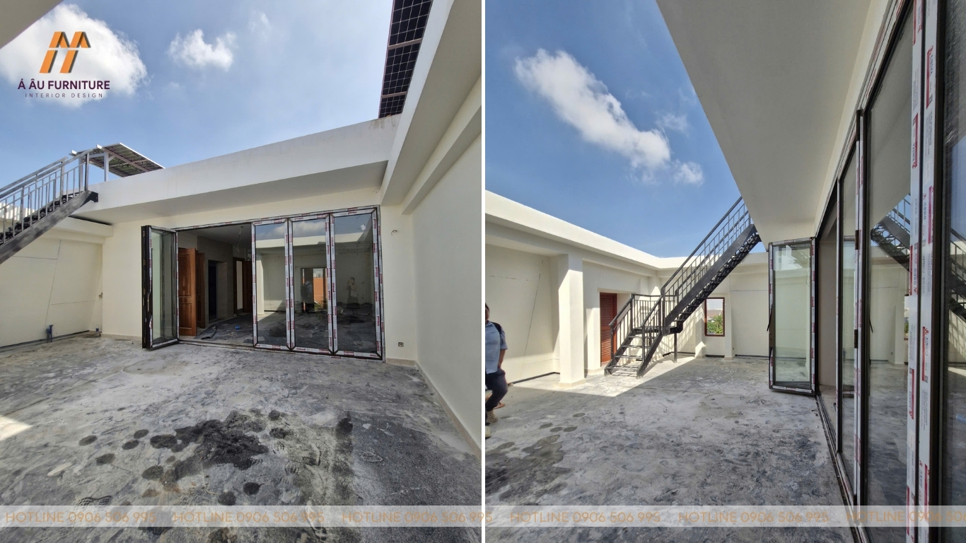 Dự án thi công biệt thự song lập tại Khu biệt thự Phú Hữu