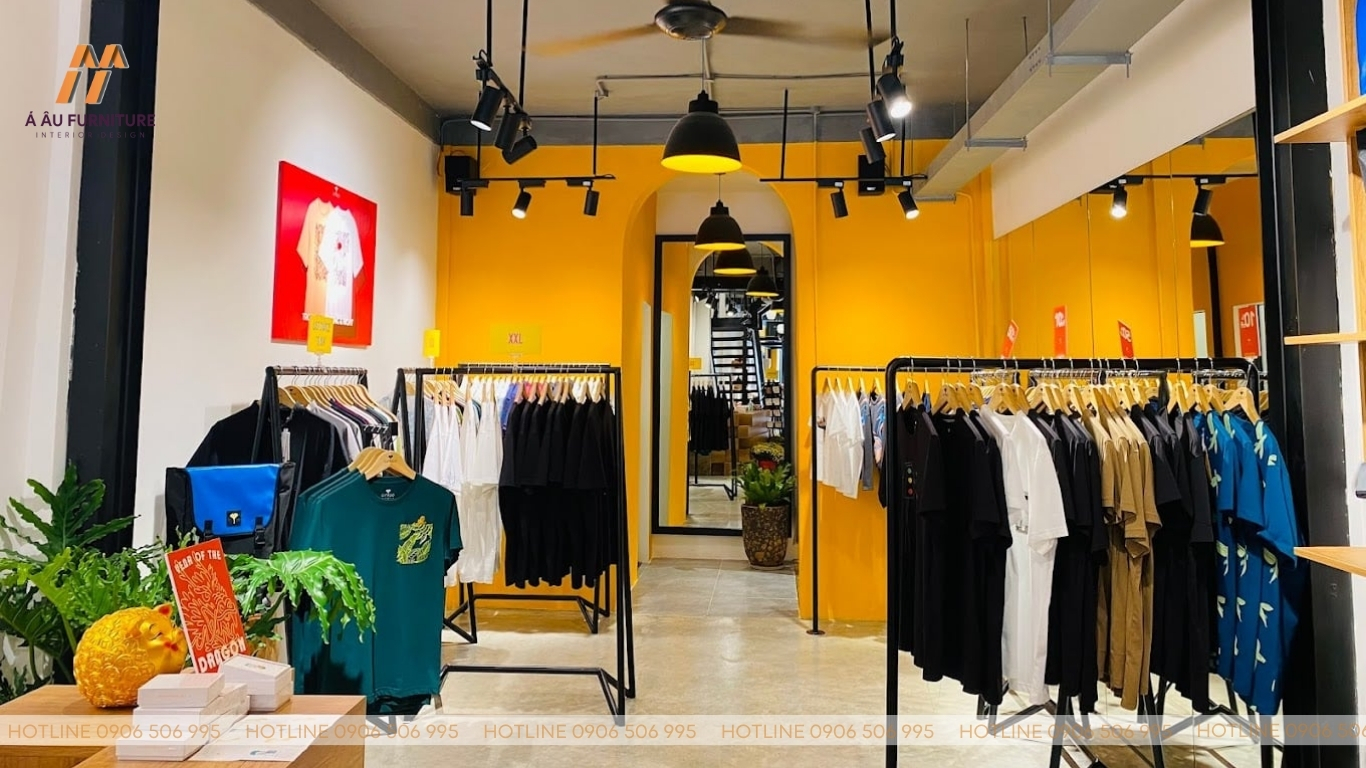 Thi công nội thất shop Lê Lợi – Quận 1