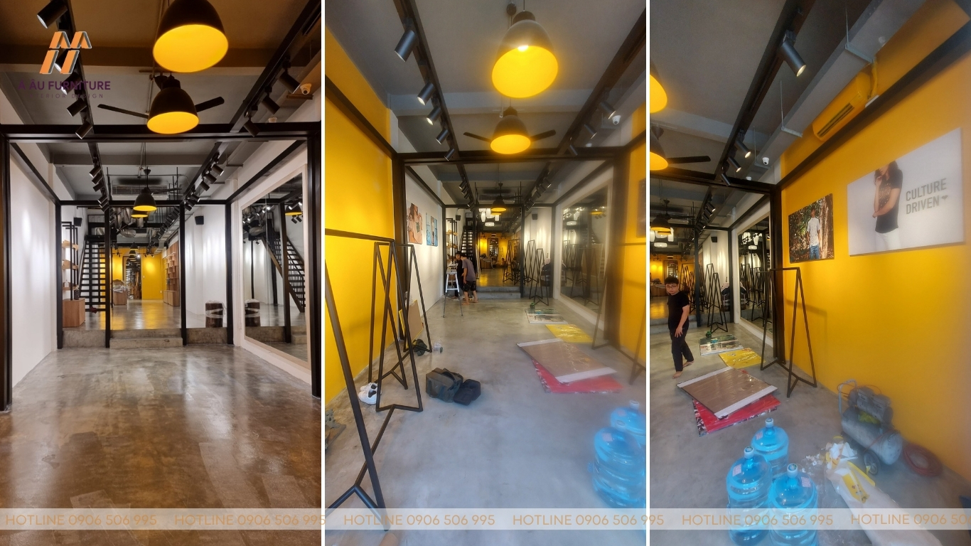 Thi công nội thất shop Lê Lợi – Quận 1