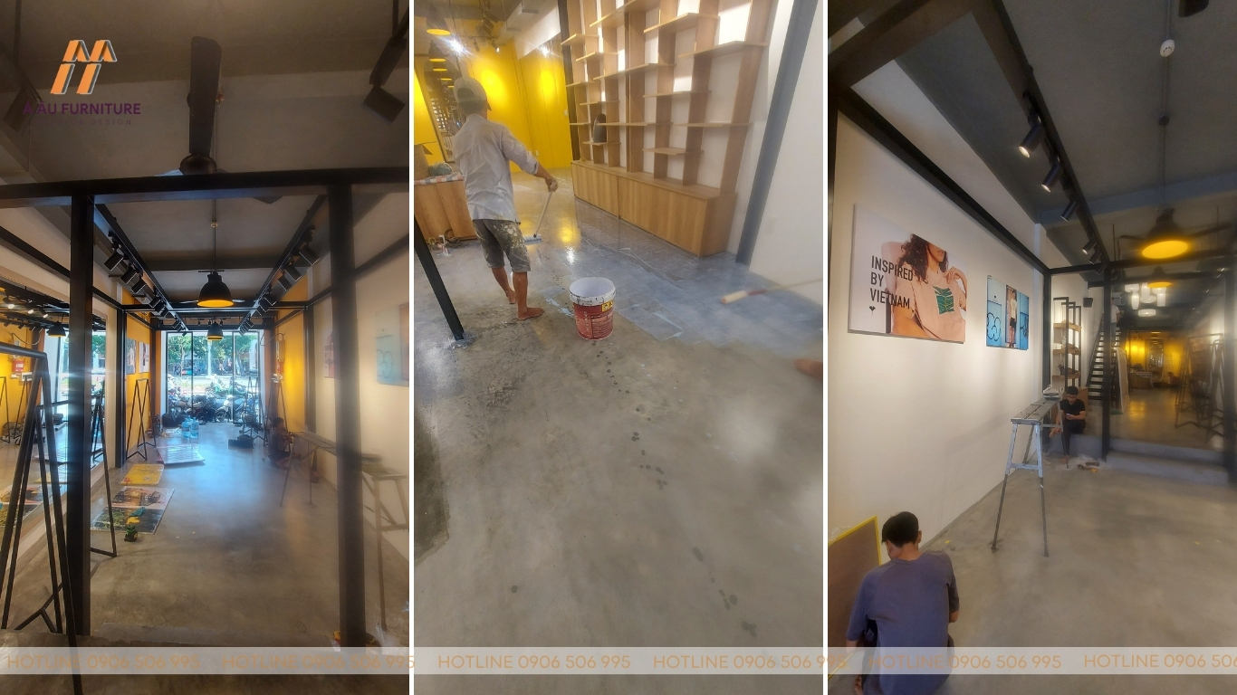 Thi công nội thất shop Lê Lợi – Quận 1