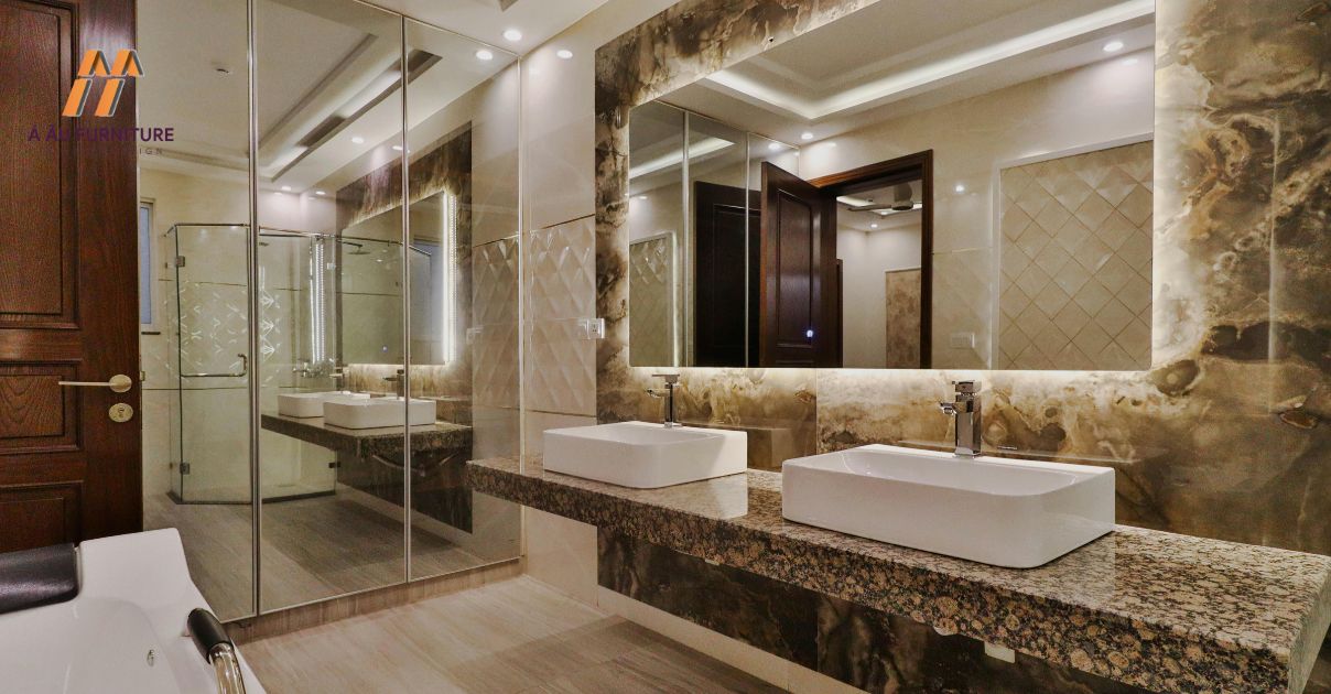 phòng tắm như spa