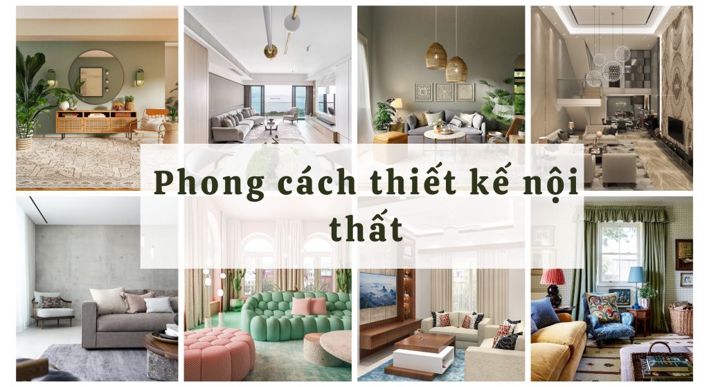 phong cách thiết kế nội thất