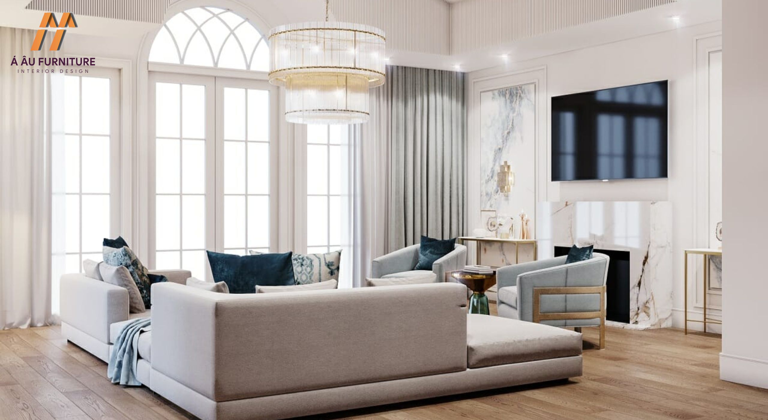 Phong cách nội thất Tân cổ điển sang trọng - Vượt thời gian phong cách nội thất Tân cổ điển