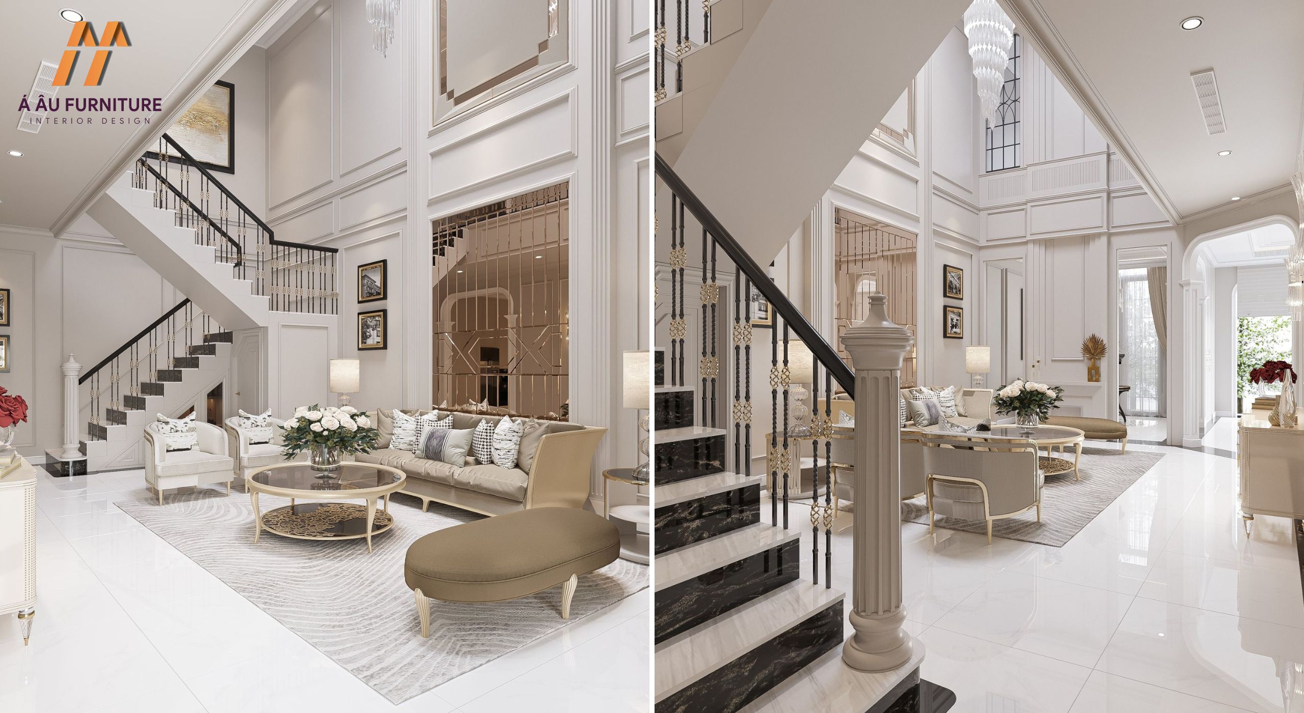 Phong cách nội thất Tân cổ điển