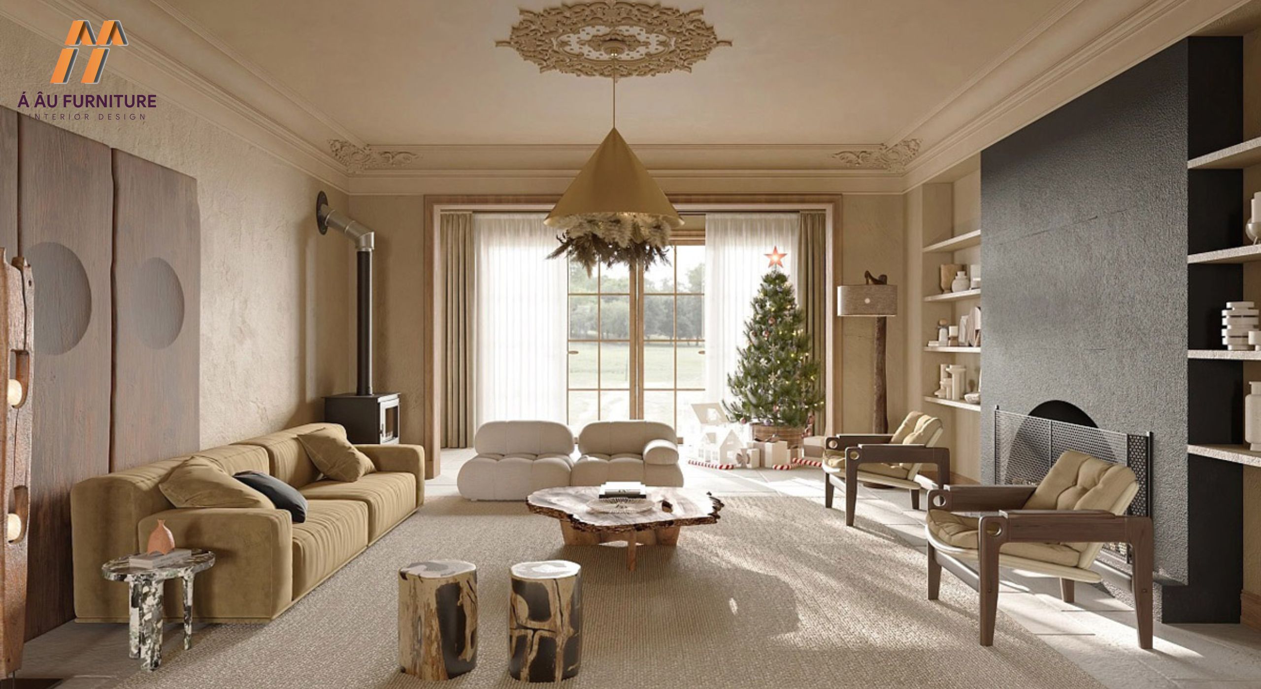 Phong cách nội thất Tân cổ điển sang trọng - Vượt thời gian phong cách nội thất Tân cổ điển