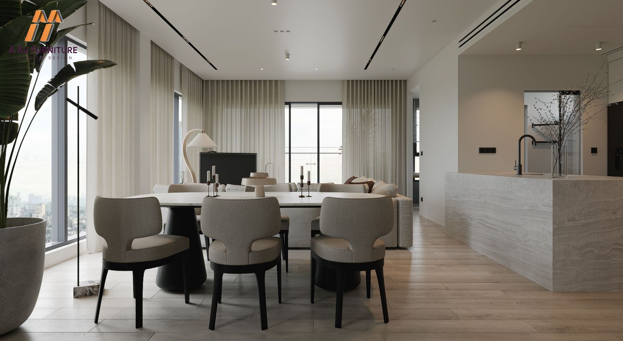 thiết kế phòng ăn 