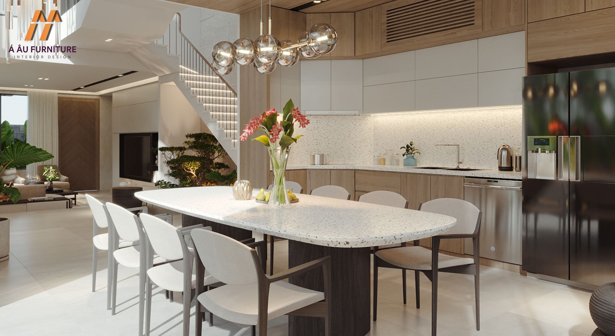 thiết kế phòng ăn 