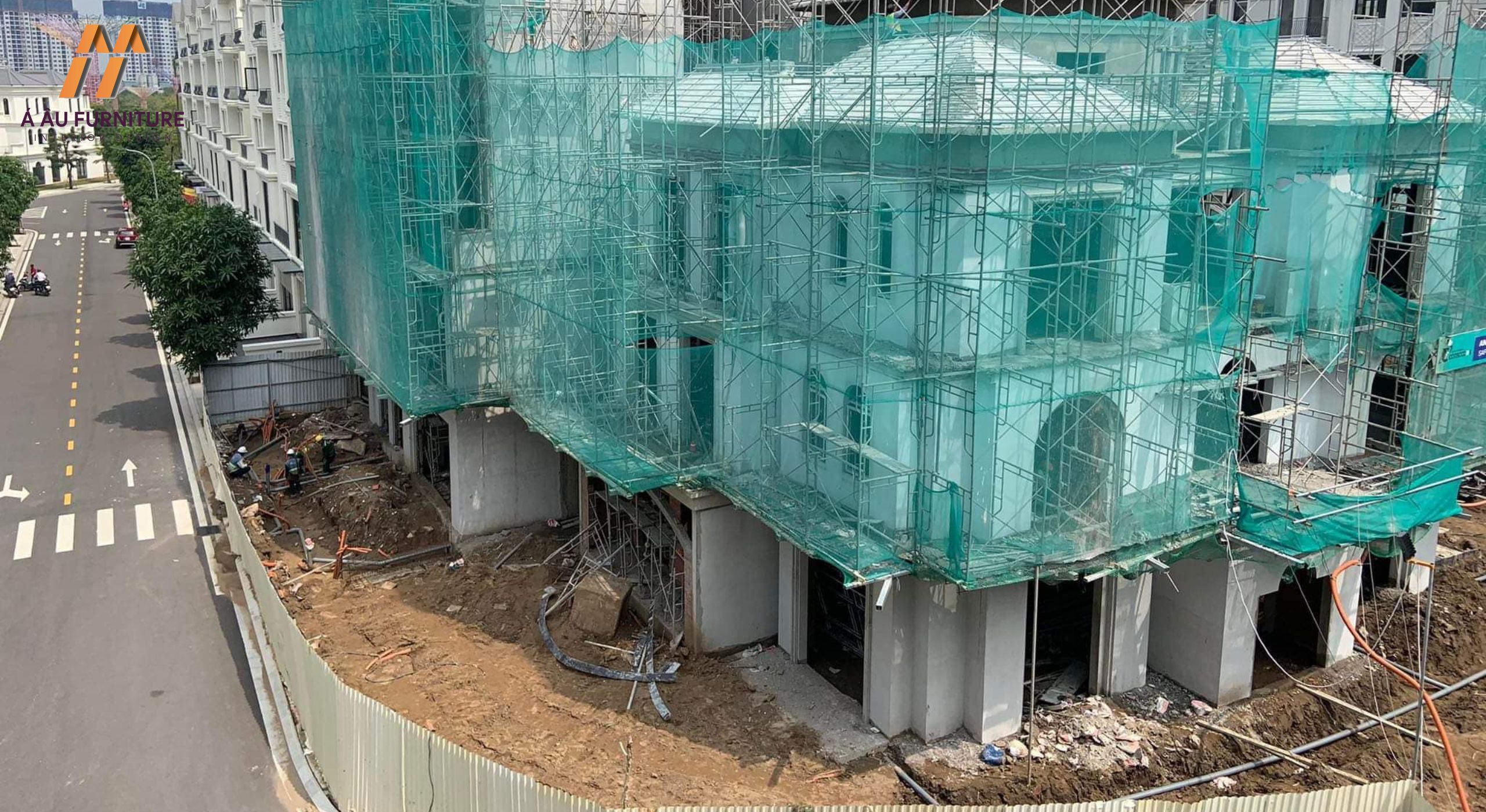 thi công biệt thự liền kề