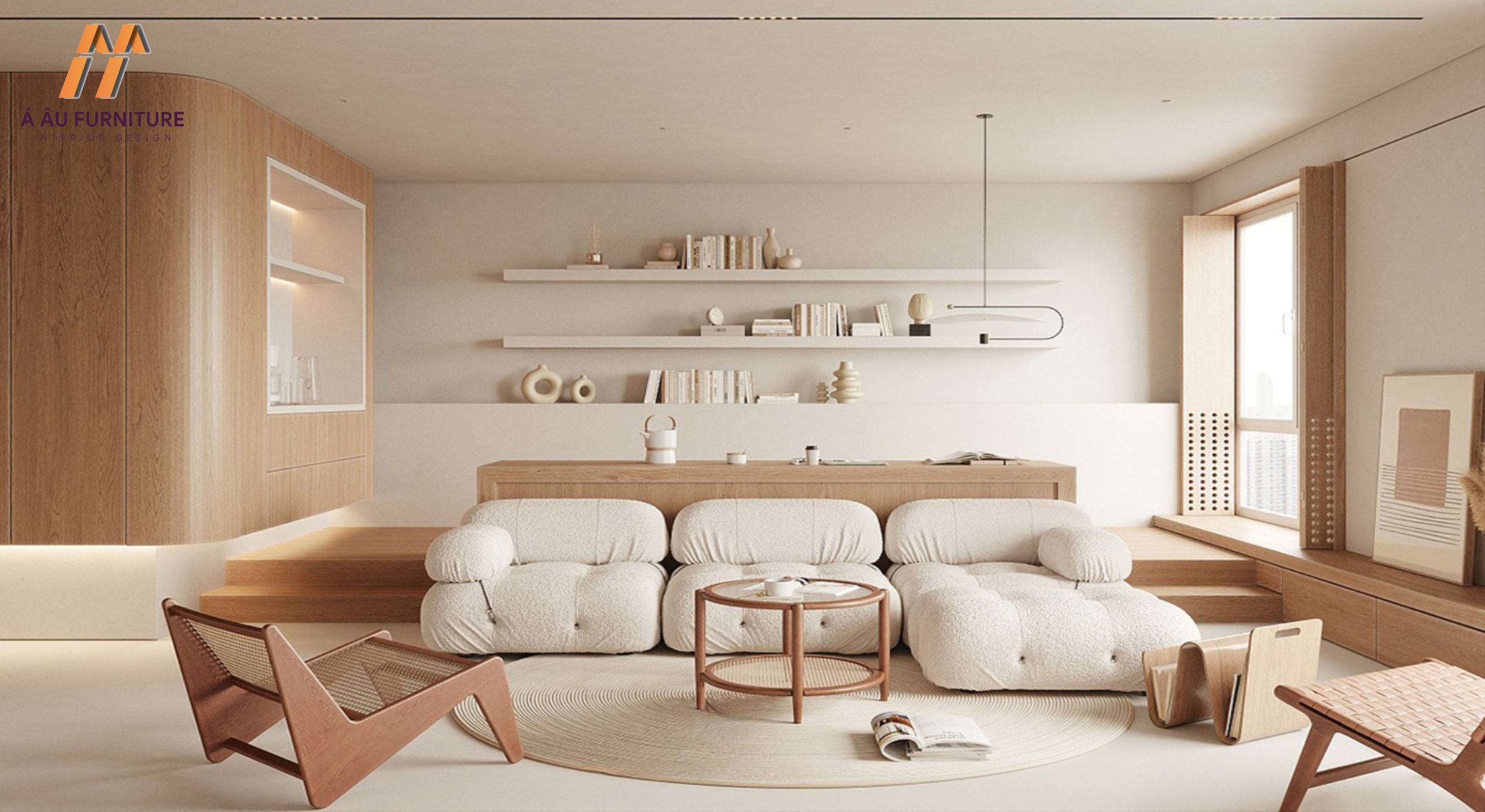 phòng khách nhà cấp 4 đơn giản