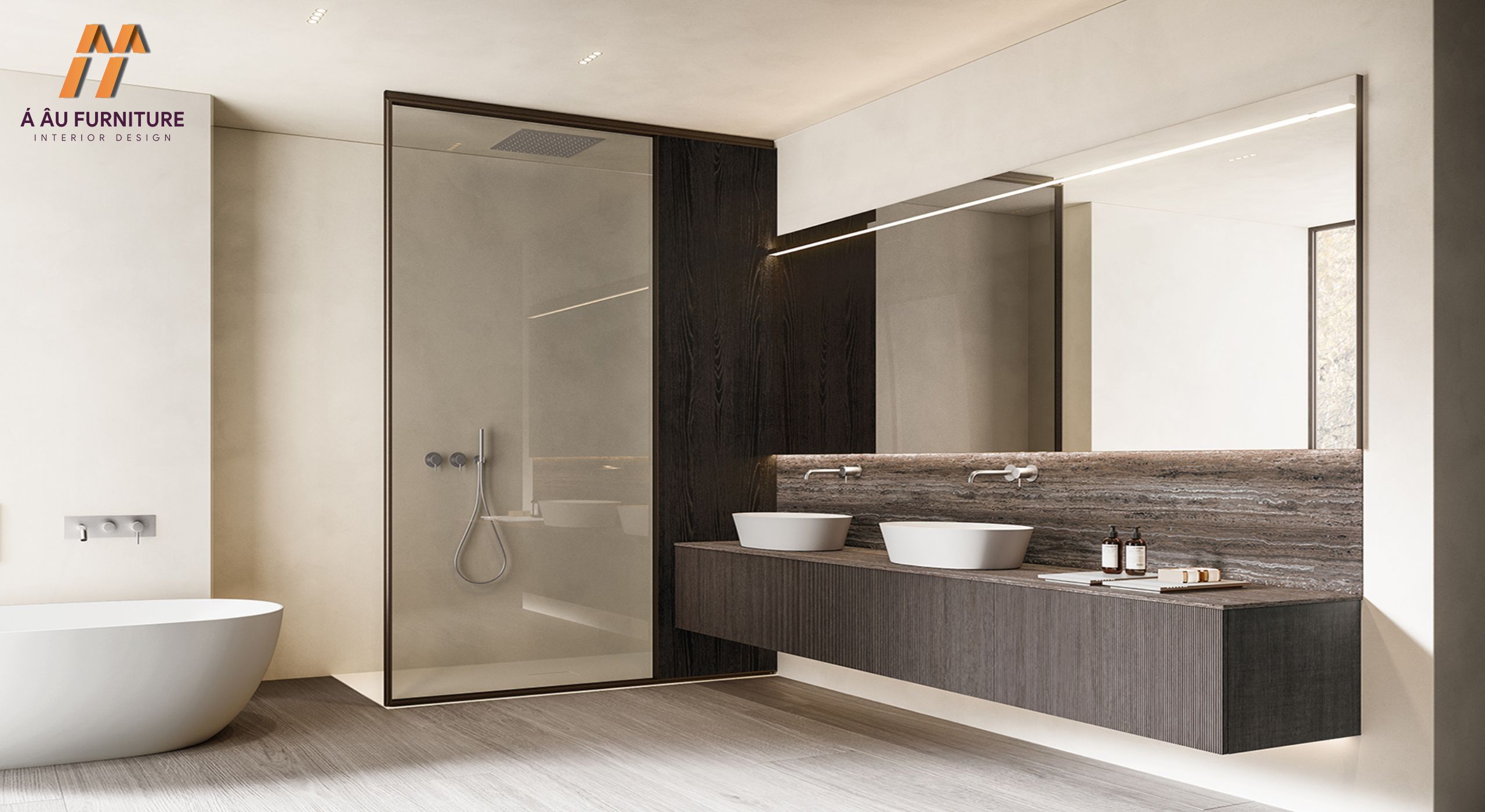 Phòng tắm master hiện đại