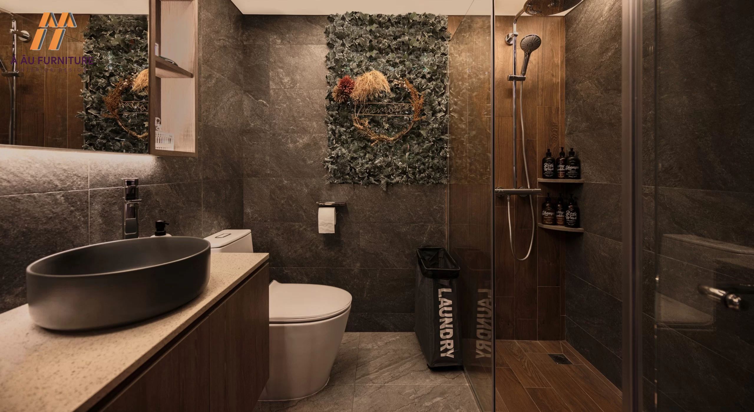 Phòng tắm master thiết kế không gian mở