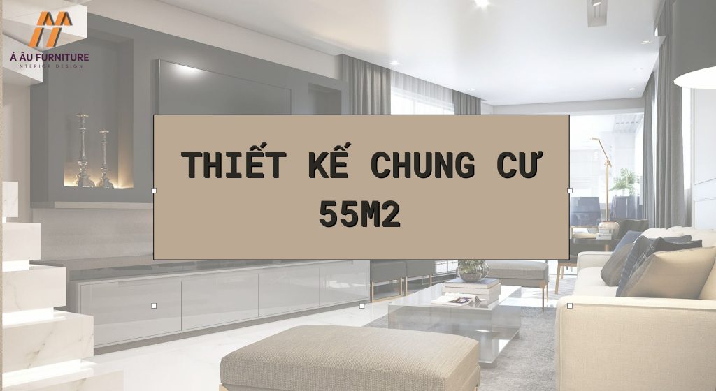 thiết kế nội thất chung cư 55m2