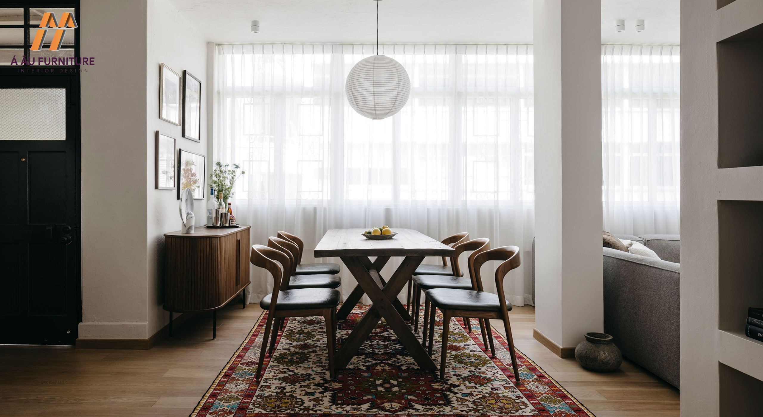 Căn hộ chung cư 55m2 theo phong cách hiện đại