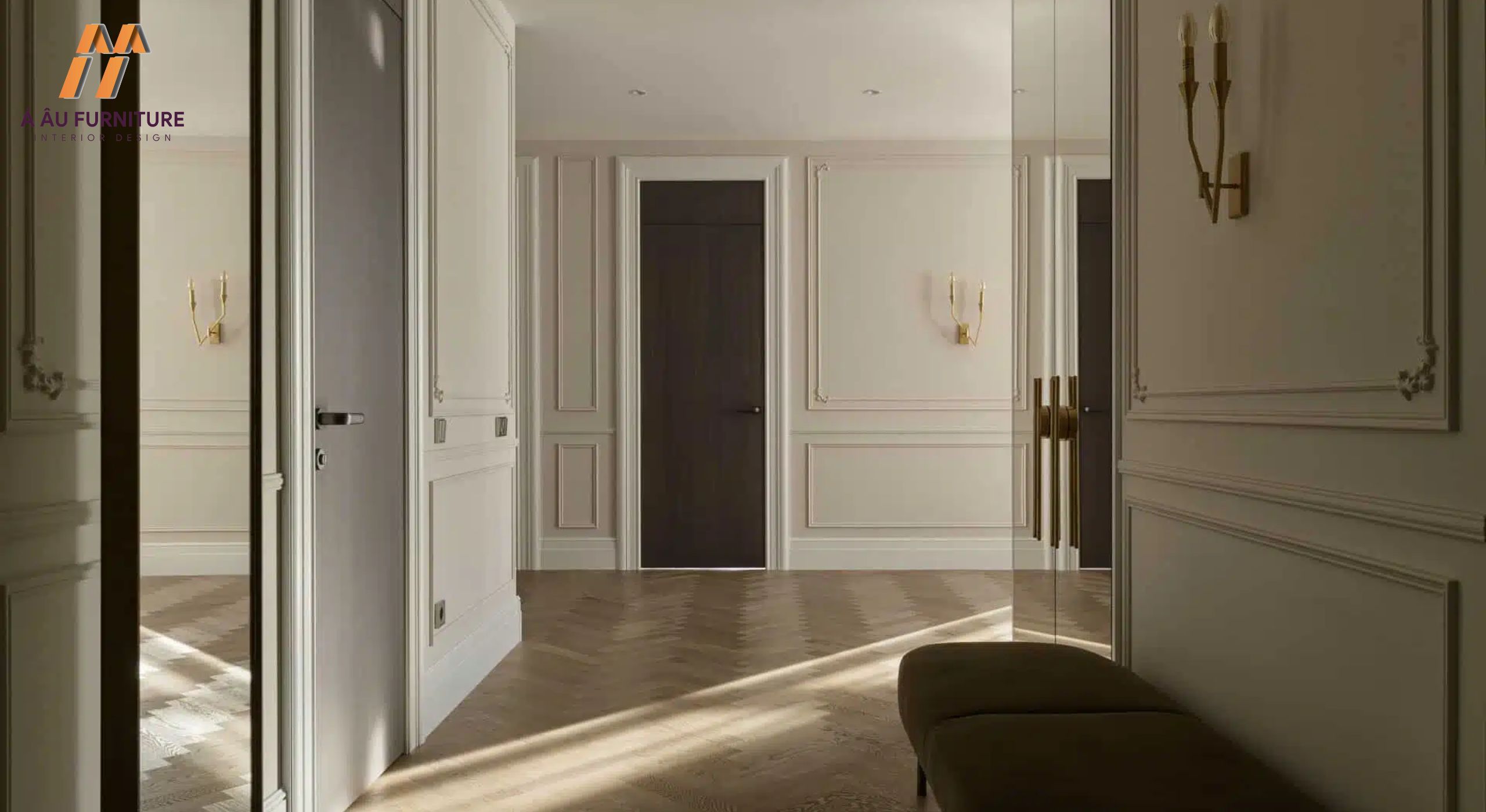 Căn hộ chung cư 55m2 tân cổ điển