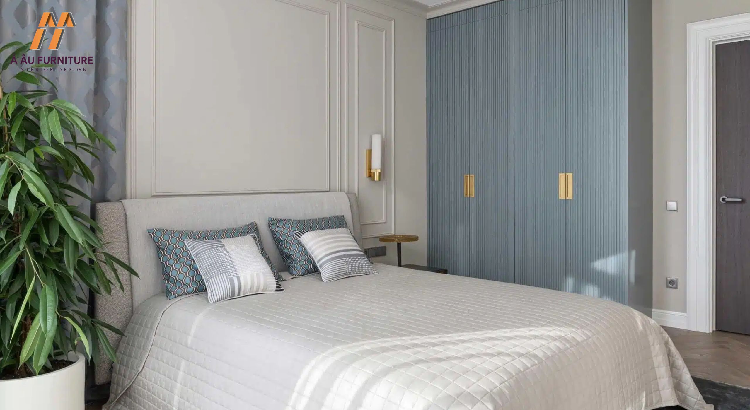 Căn hộ chung cư 55m2 tân cổ điển