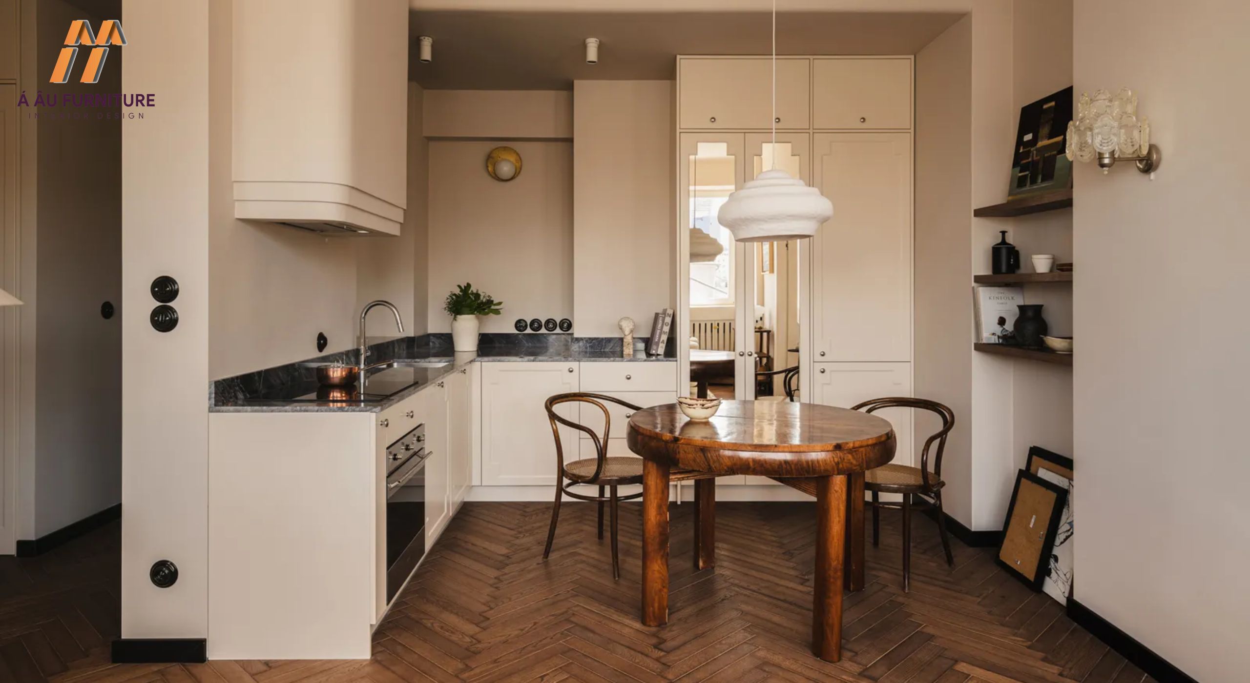 Căn hộ chung cư 55m2 phong cách tối giản