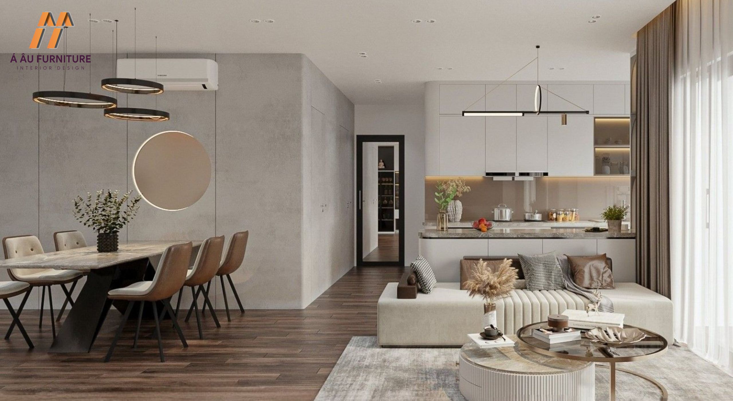 Căn hộ chung cư 55m2 2 phòng ngủ