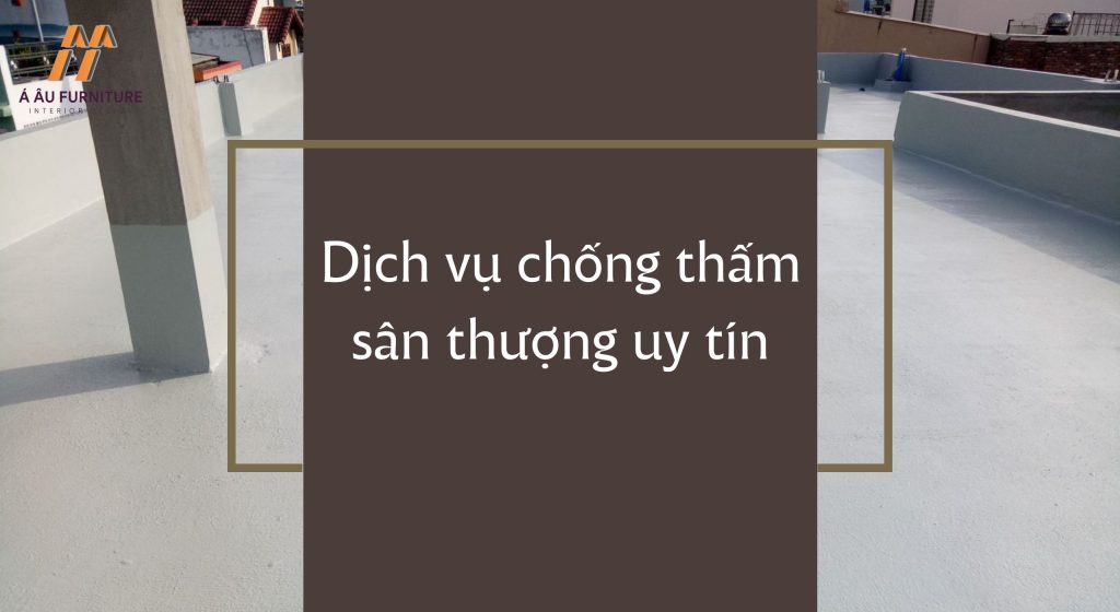 chống thấm sân thượng