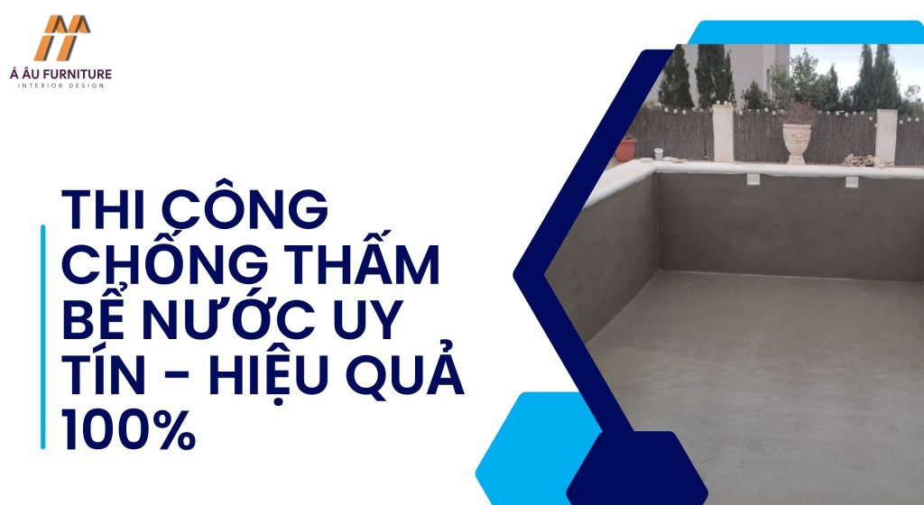 thi công chống thấm bể nước