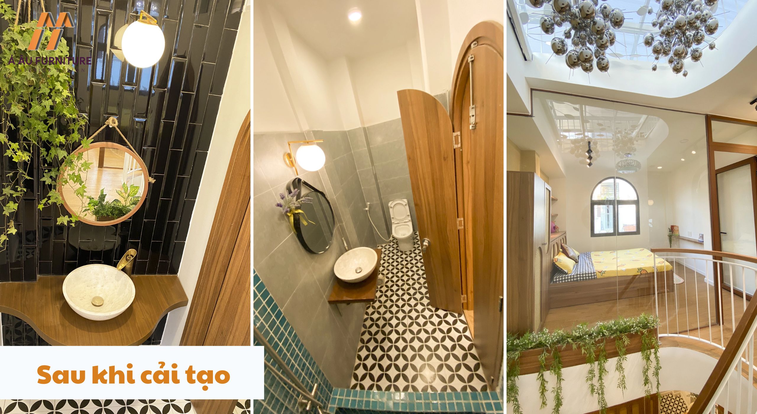 Cải tạo nhà phố 2 tầng theo phong cách Tropical